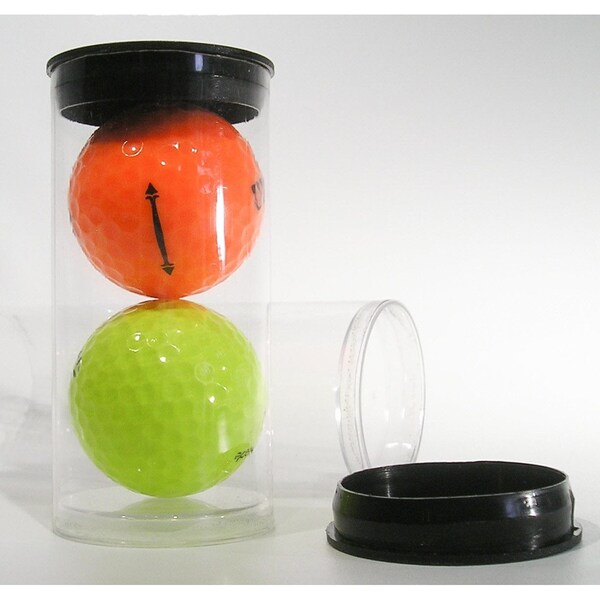 Visipak PermaSeal Pak-TW-1.750-0.012-PETG-CLEAR-3.375-STOCK-2 GOLF BALL TUBE 798761 - main